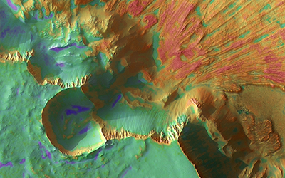 Noctis Landslide  Credit NASA/JPL-Caltech/University of Arizona/HI-RISE 