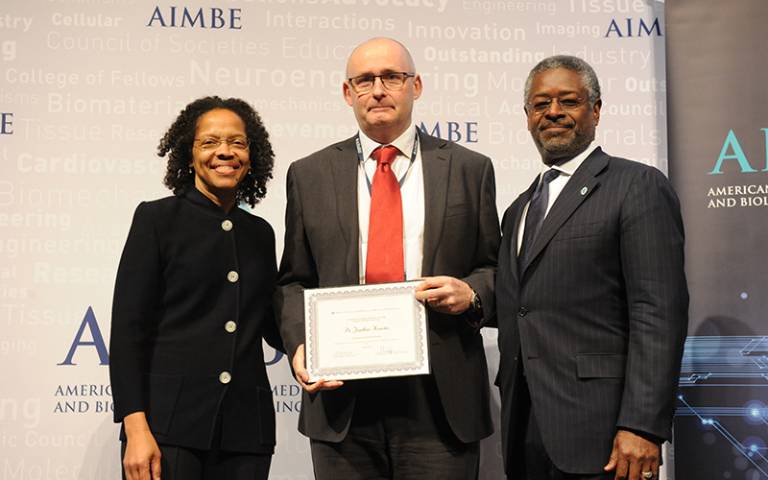 Professor Jonathan Knowles inducted into the AIMBE College of Fellows