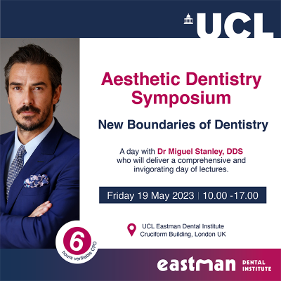 UCL Eaastman Aesthetics Symposium with Miguel Stanley