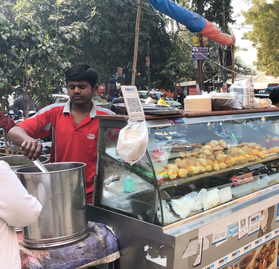 Man selling street food
