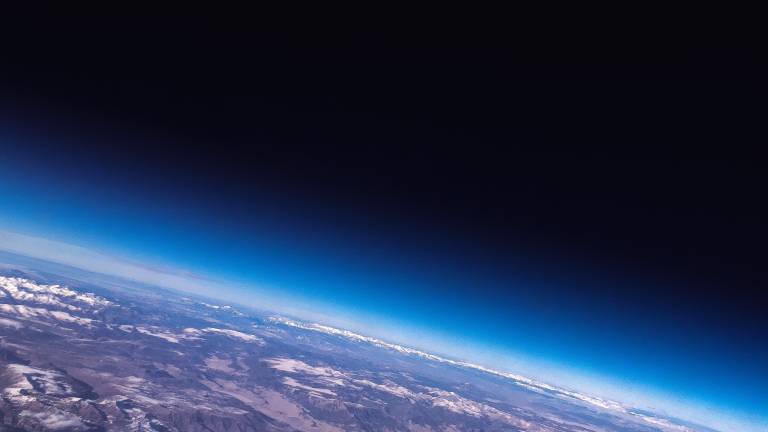 An image of the earth's surface from space