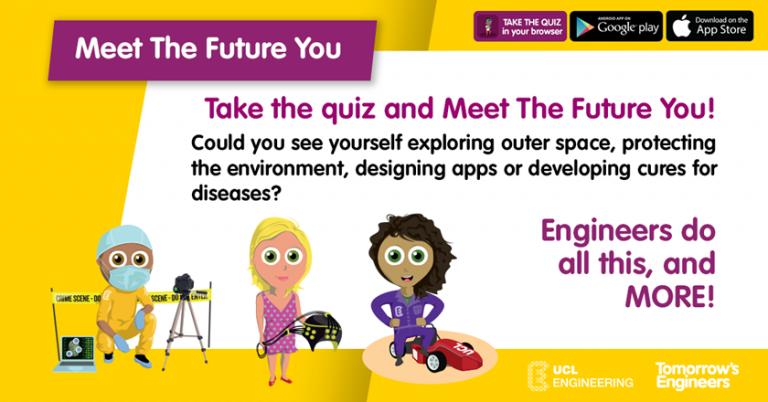 Meet the future you quiz flyer