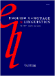 English Language and Linguistics (Cover)