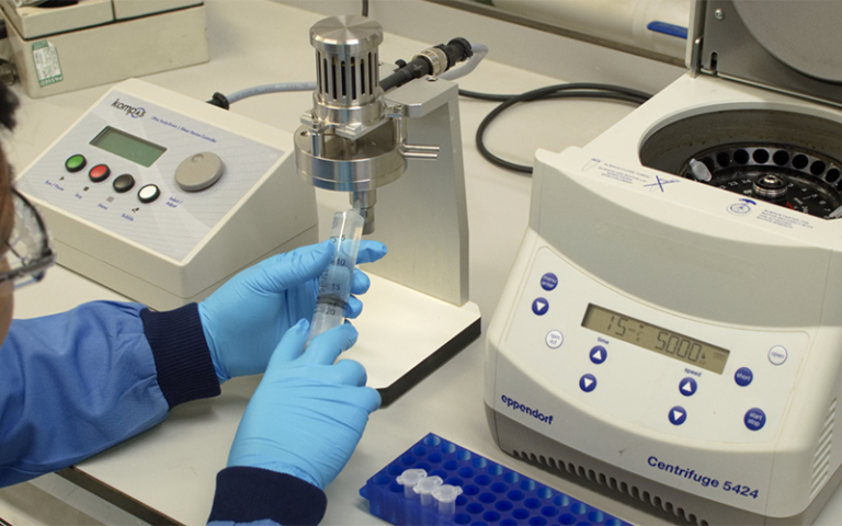 Bioprocessing technology in a lab