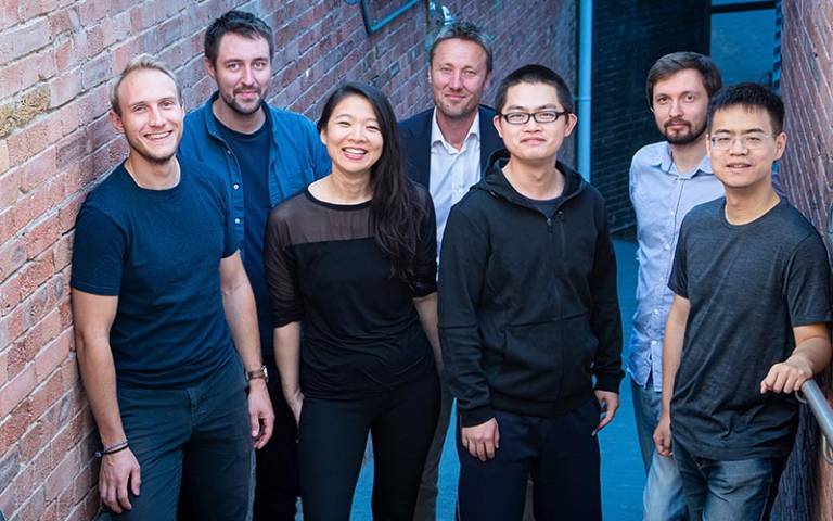 Photo of the team behind UCL startup Rahko, supplied by Rahko