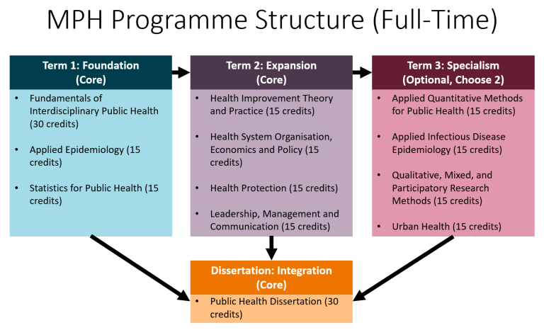 MPH full-time structure