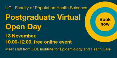 epidemiology-health-care virtual open day 2018