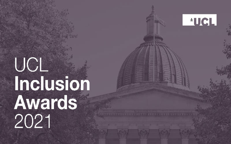 inclusion awards branded image of UCL