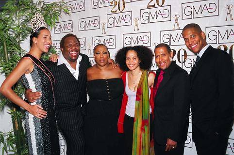 Angel Wards, 20th Anniversary. Photographer unknown. GMAD at 20 event featuring Miss Black New York 2006, Shade Ogunleye, Kevin E. Taylor, Frenchie Davis, Staceyann Chin, Byron Barnes and Nathan Hale Williams (2006)