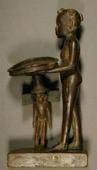 Ebony statuette of woman
