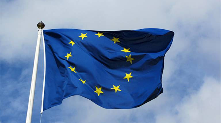 Photo of EU flag