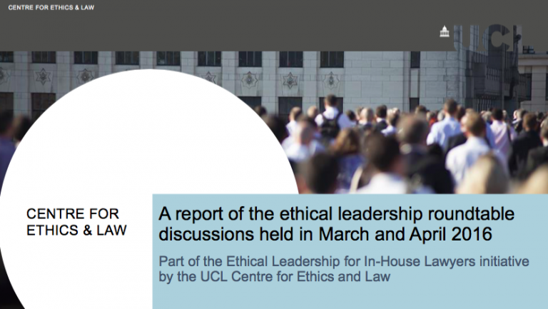 Ethical leadership roundtable