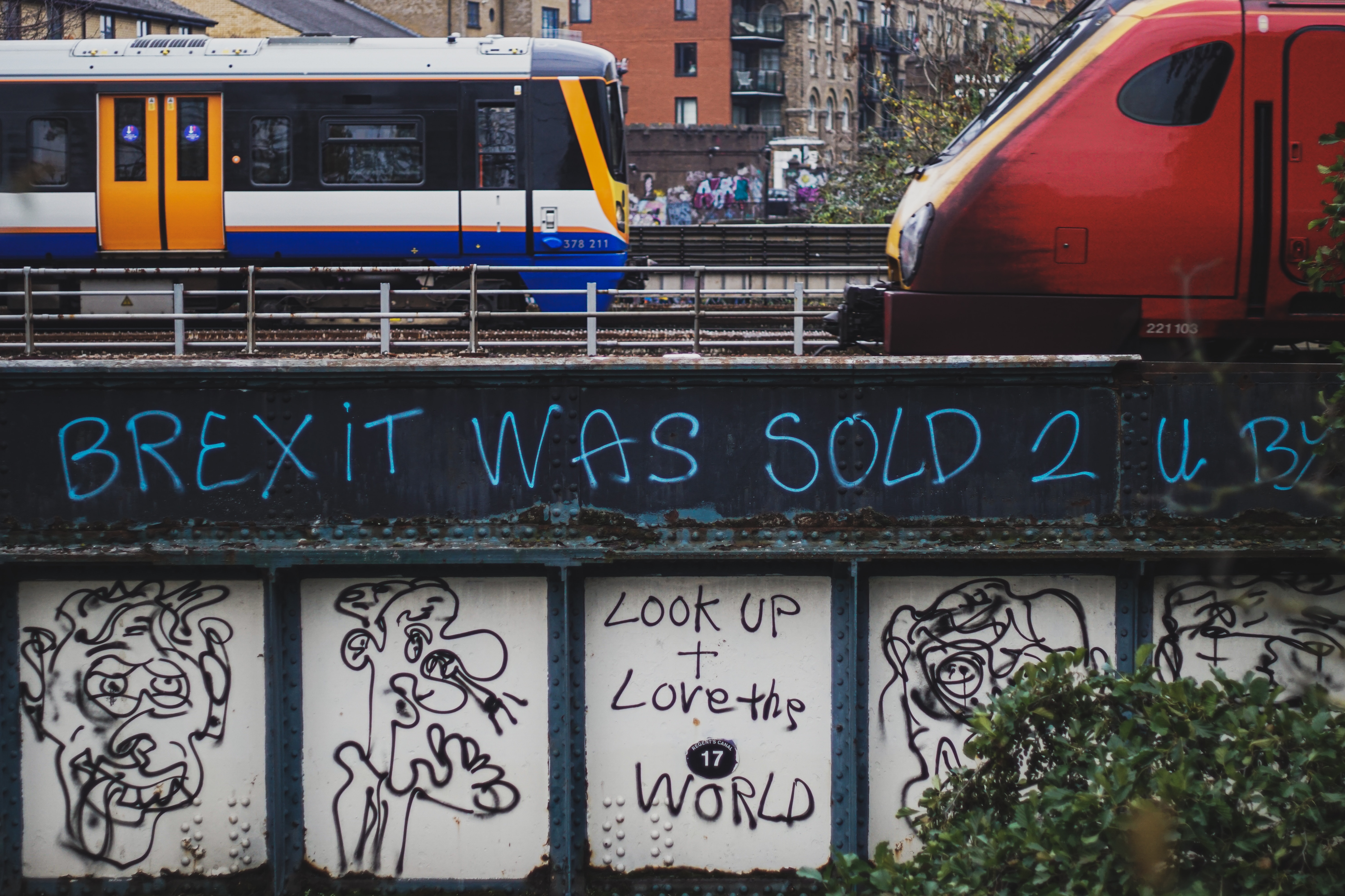 Brexit Graffiti in Camden London. Photo by john crozier on Unsplash