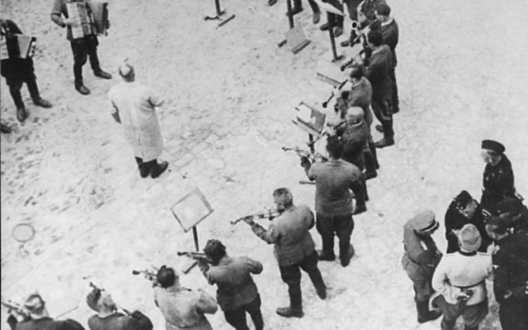 Musicians in concentration camp
