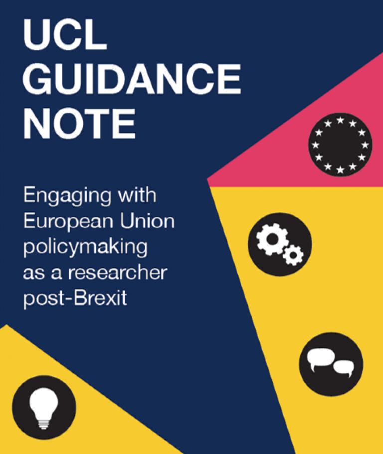 UCL Guidance Note: Engaging with EU policymaking