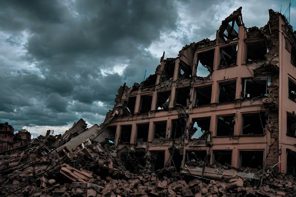 Ruined building in Ukraine, Photo by Jade Koroliuk on Unsplash