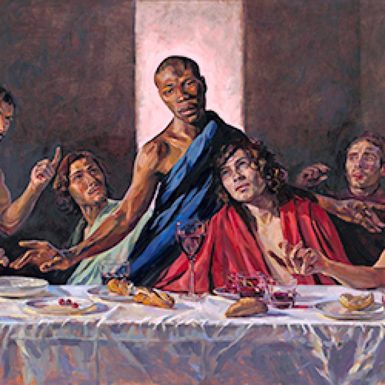 A Last Supper (detail, 2009) by Lorna May Wadsworth