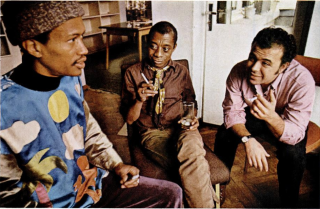 Don Cherry with James Baldwin, Ebony Magazine 1970
