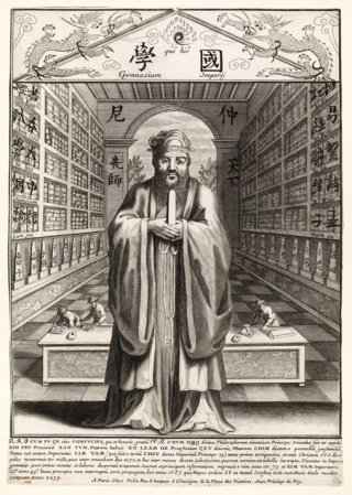 Portrait of Confucius, Chinese Philosopher
