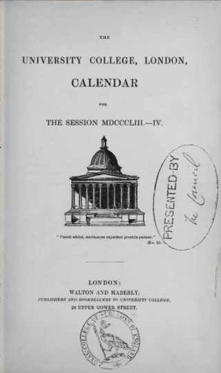 UCL calendar