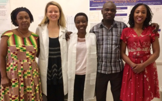 Dr Michelle Kvalsund and Lusaka Team