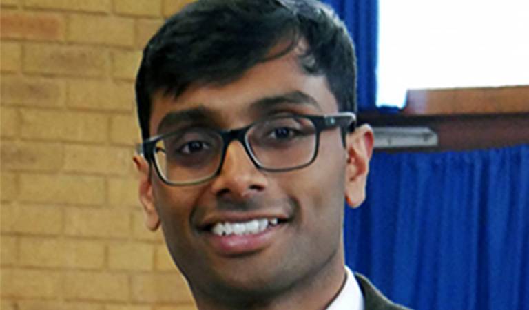 PhD student at the UCL Geography Department, Amil Mohanan