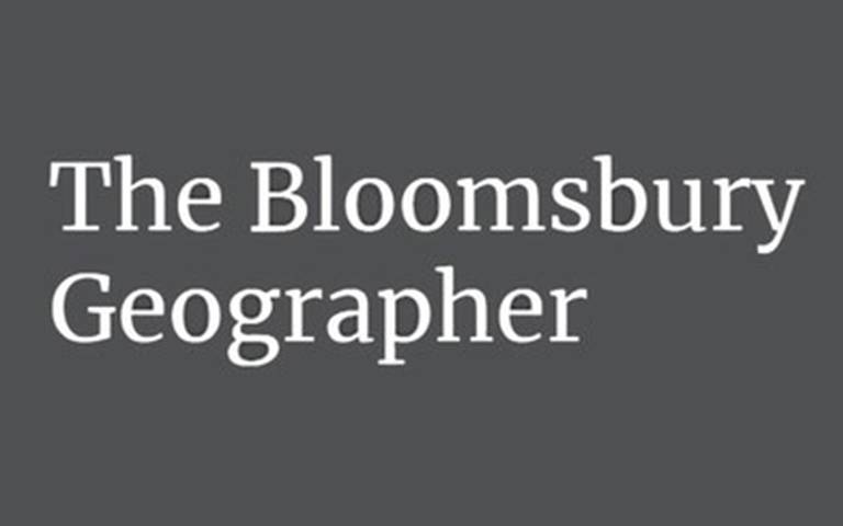 The Bloomsbury Geographer relaunched