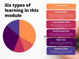 Module's six types of learning