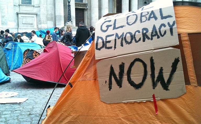 Global Democracy_Occupy London Protest