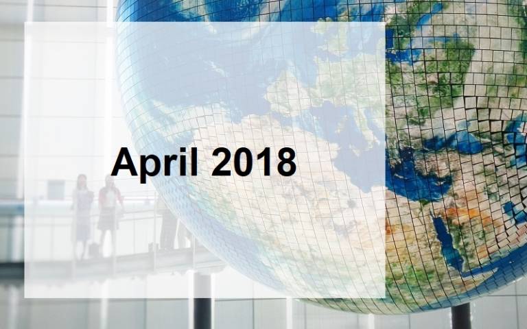 Global Events Forecast - April 2018