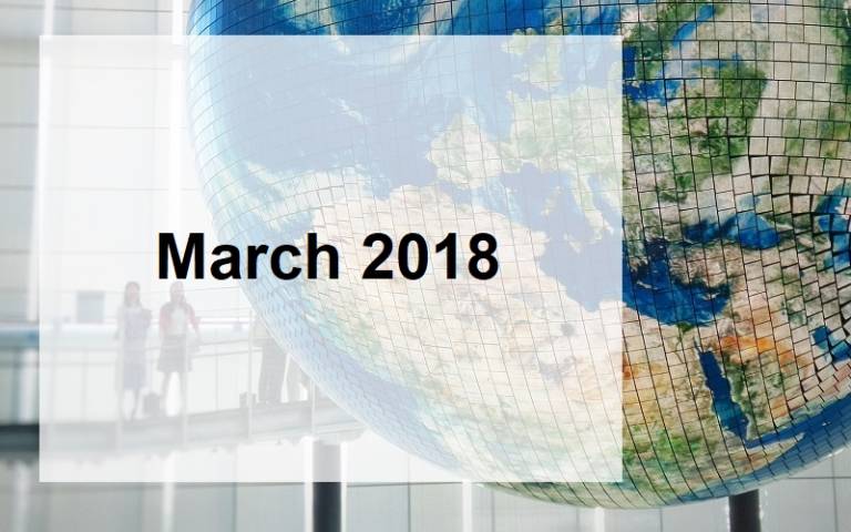 Global Events Forecast - March 2018