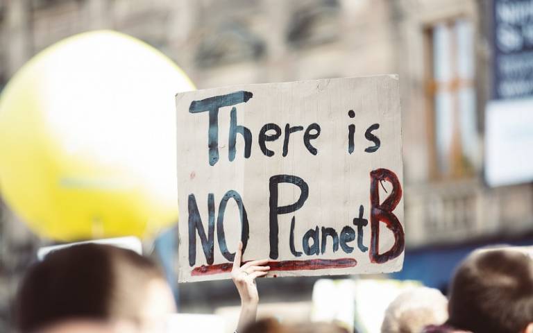 Climate Protest: "No Planet B"