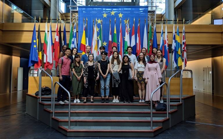 GGE students in Strasbourg