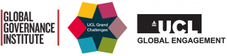 Logos GGI, UCL Grand Challenges and UCL Global Engagement