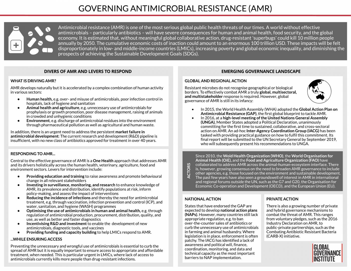 GGI Explainer - Governing Antimicrobial Resistance (AMR)
