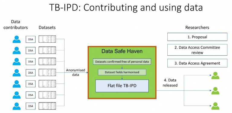 TB-IPD Contributing and using data diagram