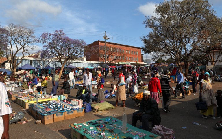 The Street Market of Bulawayo in Zimbabwe