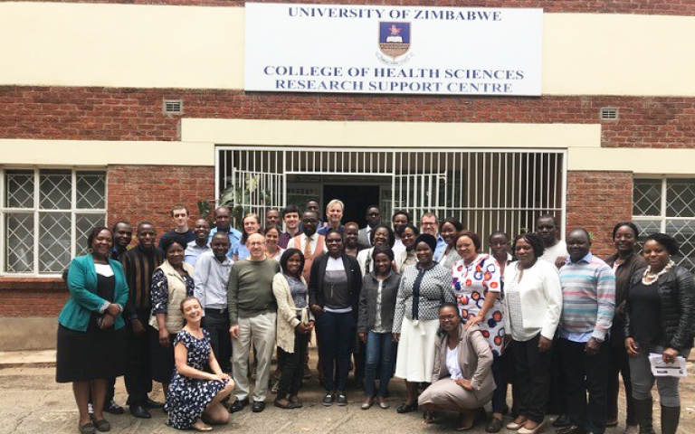 Health workshop in Zimbabwe