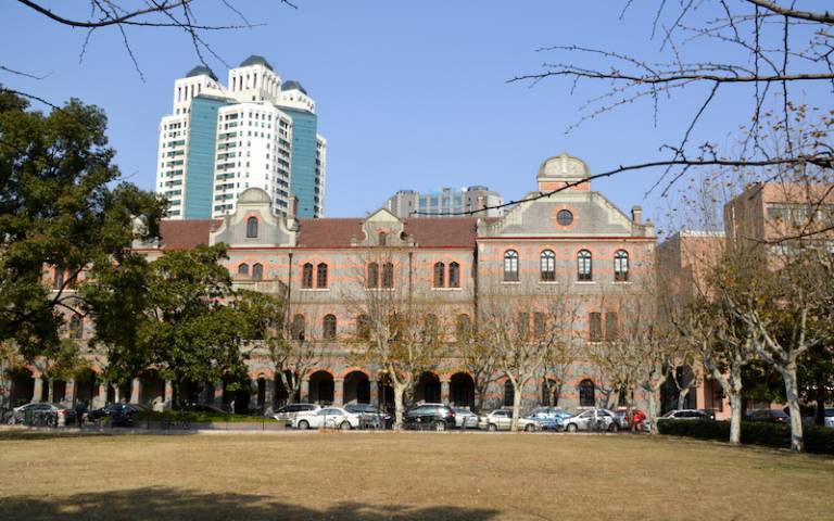 Shanghai Jiao Tong University campus in Xujiahui district, Shanghai
