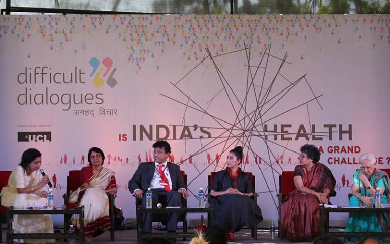 Panellists at Difficult Dialogues 2017. Image: Sujitha Selvarajah…