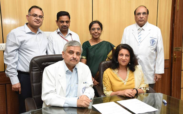 UCL and AIIMS signed a Memorandum of Understanding in November 2019