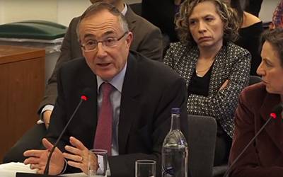 UCL President and Provost Prof Michael Arthur gives evidence at the UK government Education Select Committee in January 2017…