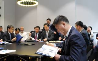 Chinese vice-presidential delegation at the Confucius Institute