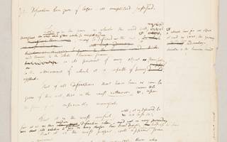 Jeremy Bentham - manuscript on logic