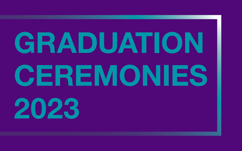 UCL Graduation 2023 programme cover