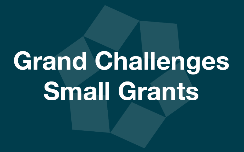 Grand Challenges Small Grant no date