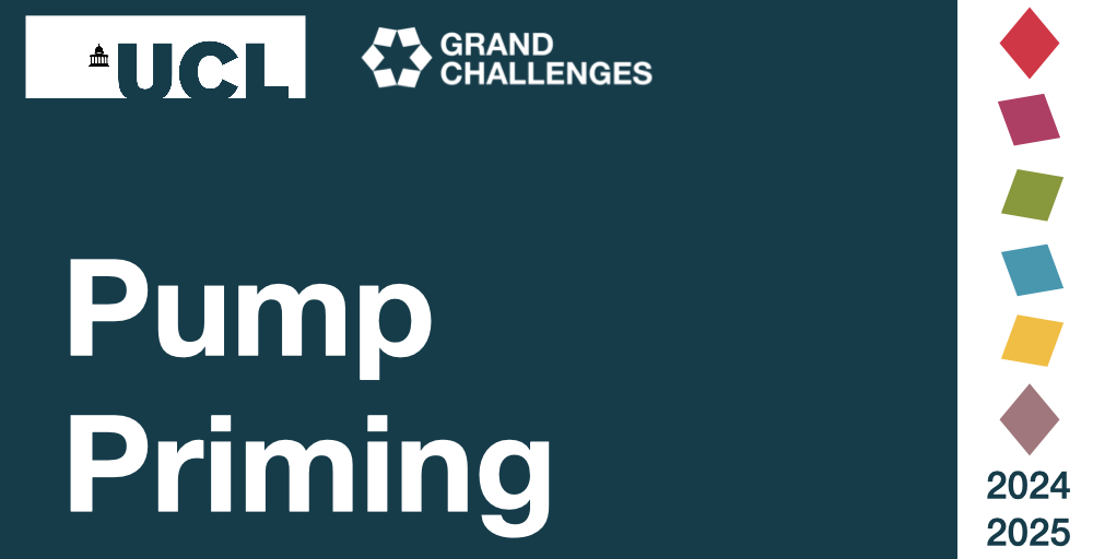 Grand Challenges Pump Priming Text Logo