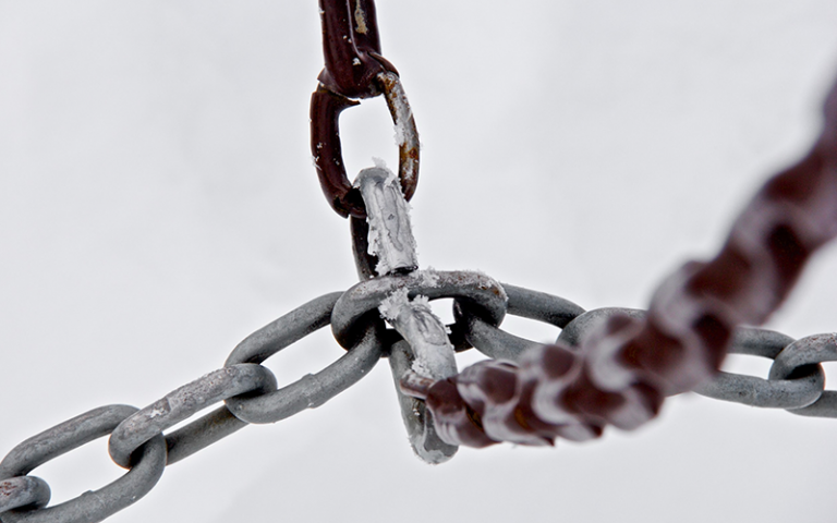 an image of linked chains