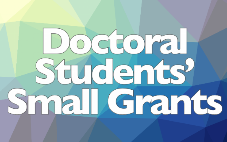 Doctoral Students' Small Grants 