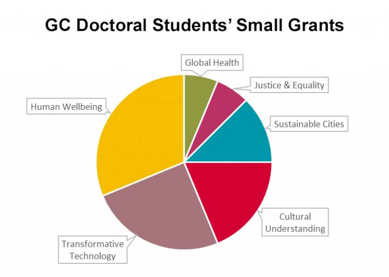 Doctoral School small grants awarded to each Grand Challenge in June 2017